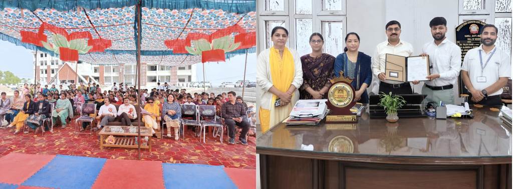 Prof Simmi Agnihotri Government College Haroli signs MoU with Ambuja Cement Foundation